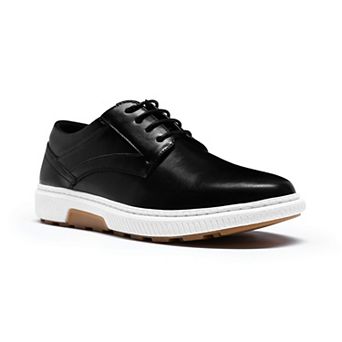Men's Lace Up Business Casual Sneakers Breathable Low Top Walking Shoes for Office and Sport