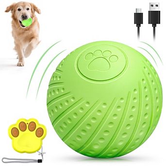 YEVYO Interactive Dog Ball Toy with Remote Control Silent Motion Activated Rolling & Bouncing