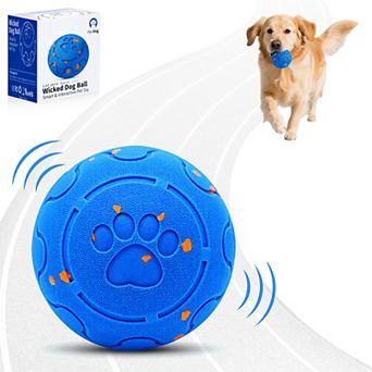 YEVYO Ultra-Durable Chew-Proof Dog Ball - Smart Motion-Activated Jumping Toy with 3 Play Modes
