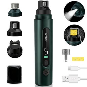 YEVYO 5-Speed Dog Nail Grinder, LED Display with Diamond Grinding Wheel for Large Dogs & Cats