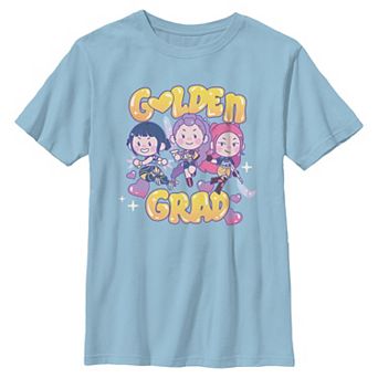 Boys 6-20 Huntrix K-Pop Demon Hunters Golden Grad Graphic Tee
