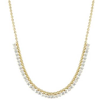 Everyday by Sunkissed Round Cubic Zirconia Tennis Necklace