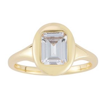 Everyday by Sunkissed Cubic Zirconia Signet Ring