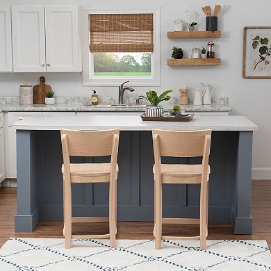 Linon Briggs Counter Stool Set of 2