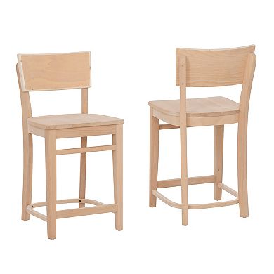 Linon Briggs Counter Stool Set of 2