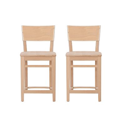 Linon Briggs Counter Stool Set of 2