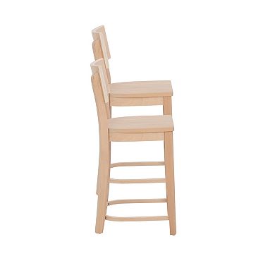 Linon Briggs Counter Stool Set of 2