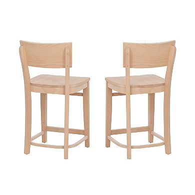 Linon Briggs Counter Stool Set of 2
