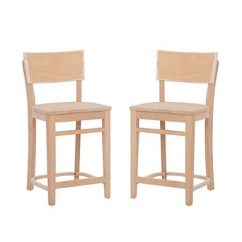 Linon Briggs Counter Stool Set of 2