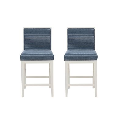Linon Regina Counter Stool Set of 2