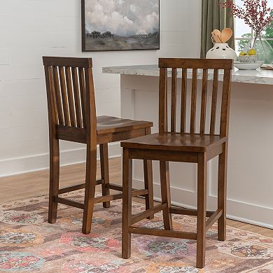Linon Percival Counter Stool Set of 2