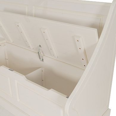 Linon Tobin Corner Nook Set with Storage