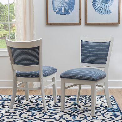 Linon Lainey Upholstered Side Chair Set of 2