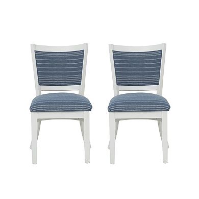 Linon Lainey Upholstered Side Chair Set of 2