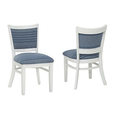 Linon Lainey Upholstered Side Chair Set of 2