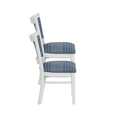 Linon Lainey Upholstered Side Chair Set of 2