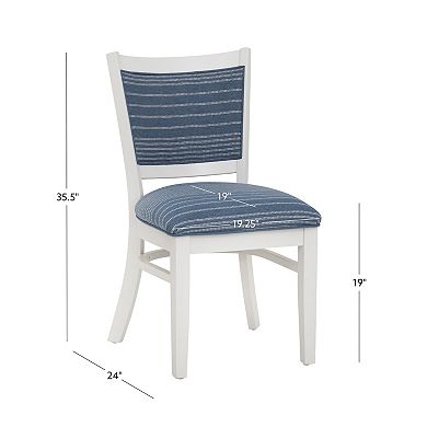 Linon Lainey Upholstered Side Chair Set of 2