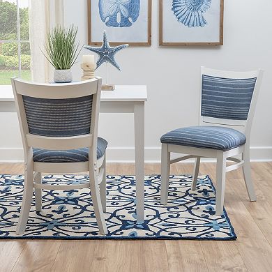 Linon Lainey Upholstered Side Chair Set of 2