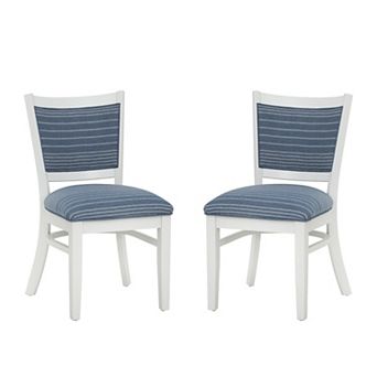 Linon Lainey Upholstered Side Chair Set of 2