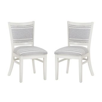 Linon Lainey Upholstered Side Chair Set of 2