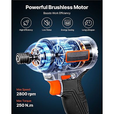Cordless Impact Driver for Home, Professional, and DIY Assembly Projects