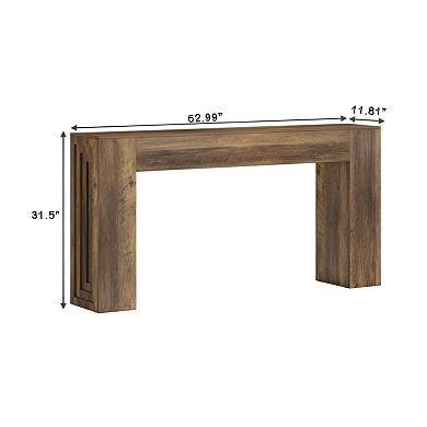 Entryway Console Table Narrow Hallway Accent Table