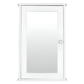 Space-Saving Wall Cabinet with Mirror and Magnetic Closure for Essentials