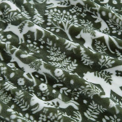 Martha Stewart Nordic Forest Throw Blanket