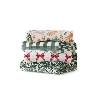 Martha Stewart Nordic Forest Throw Blanket