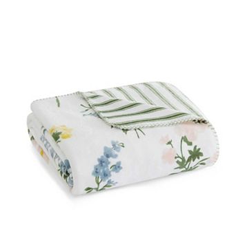 Martha Stewart Floral Throw Blanket