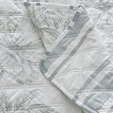 Martha Stewart Vine Flora Throw Blanket
