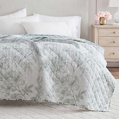 Martha Stewart Vine Flora Throw Blanket