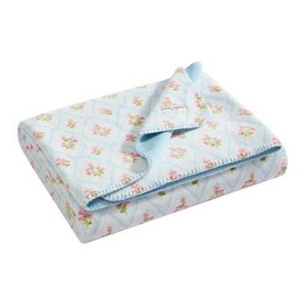 Laura Ashley Pinford Trellis Throw Blanket