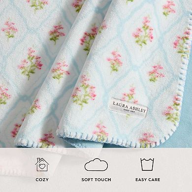 Laura Ashley Pinford Trellis Throw Blanket