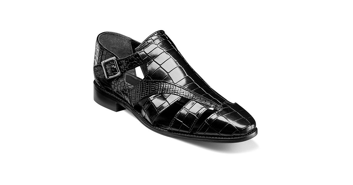 men's dress leather sandals Classic Shoes  Neweyesee foamlayered leather insole Pedro -- Men's Sling Back