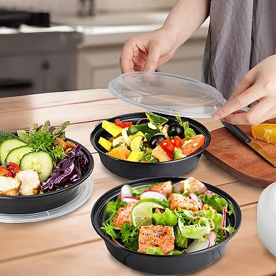 Meal Prep Containers W/ Lids, Food storage container bowl - 16 oz