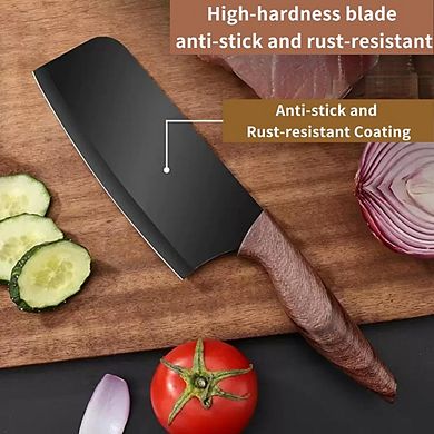 3-Piece Kitchen Knife Set with Chef, Slicing, and Fruit Knives Razor-Sharp