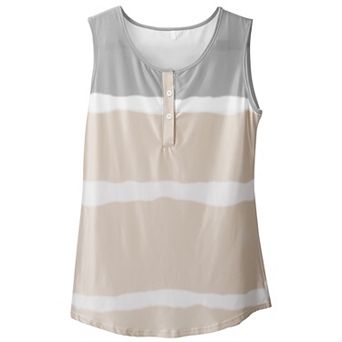 Women’s Tie-Dye Sleeveless Tank Top