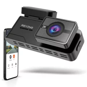 Rexing 2K Single Channel Front Dash Cam With App Control