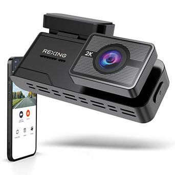 Rexing 2K Single Channel Front Dash Cam With App Control