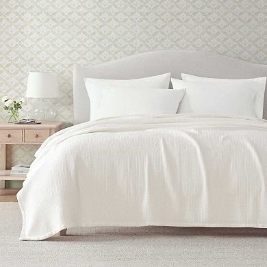 Martha Stewart Bedford Tile Throw Blanket