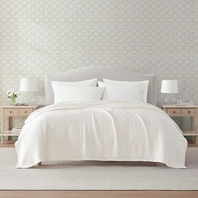 Martha Stewart Bedford Tile Throw Blanket