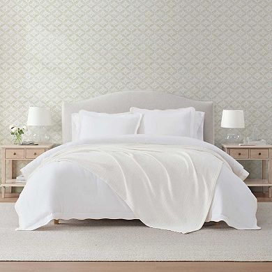 Martha Stewart Bedford Tile Throw Blanket