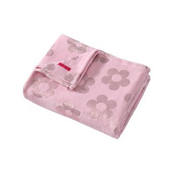 Betsey Johnson Retro Daisy Throw Blanket