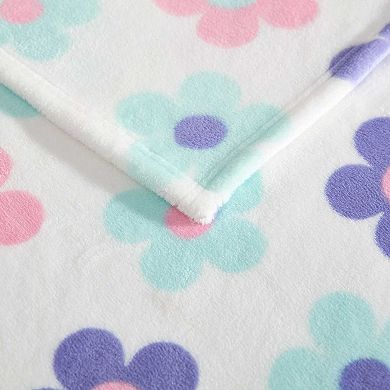 Betsey Johnson Retro Daisy Toss Throw Blanket