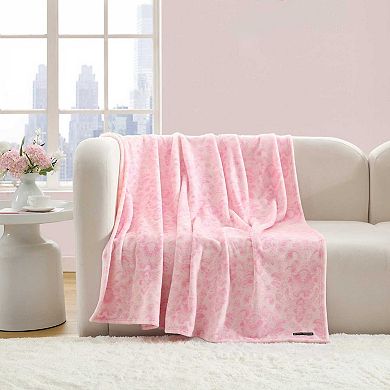 Betsey Johnson Damask Throw Blanket