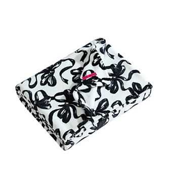 Betsey Johnson Ballet Bows Throw Blanket