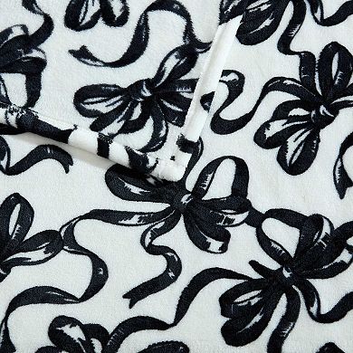 Betsey Johnson Ballet Bows Throw Blanket