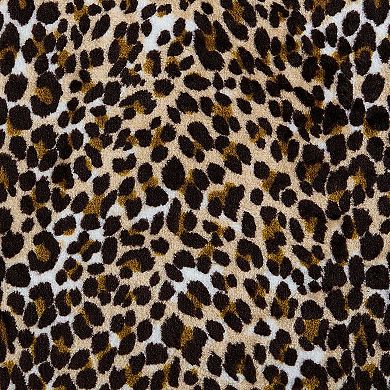 Betsey Johnson Etched Leopard Throw Blanket