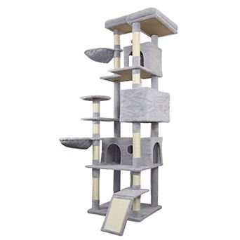 IFMALL Multi-Level Cat Tree Tower with Condos Hammocks and Scratching Posts